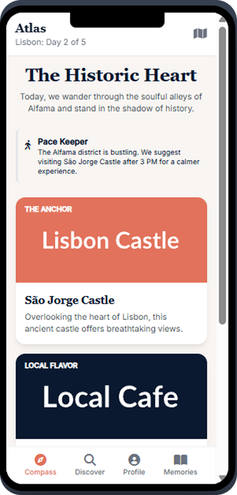 Atlas App Main Screen